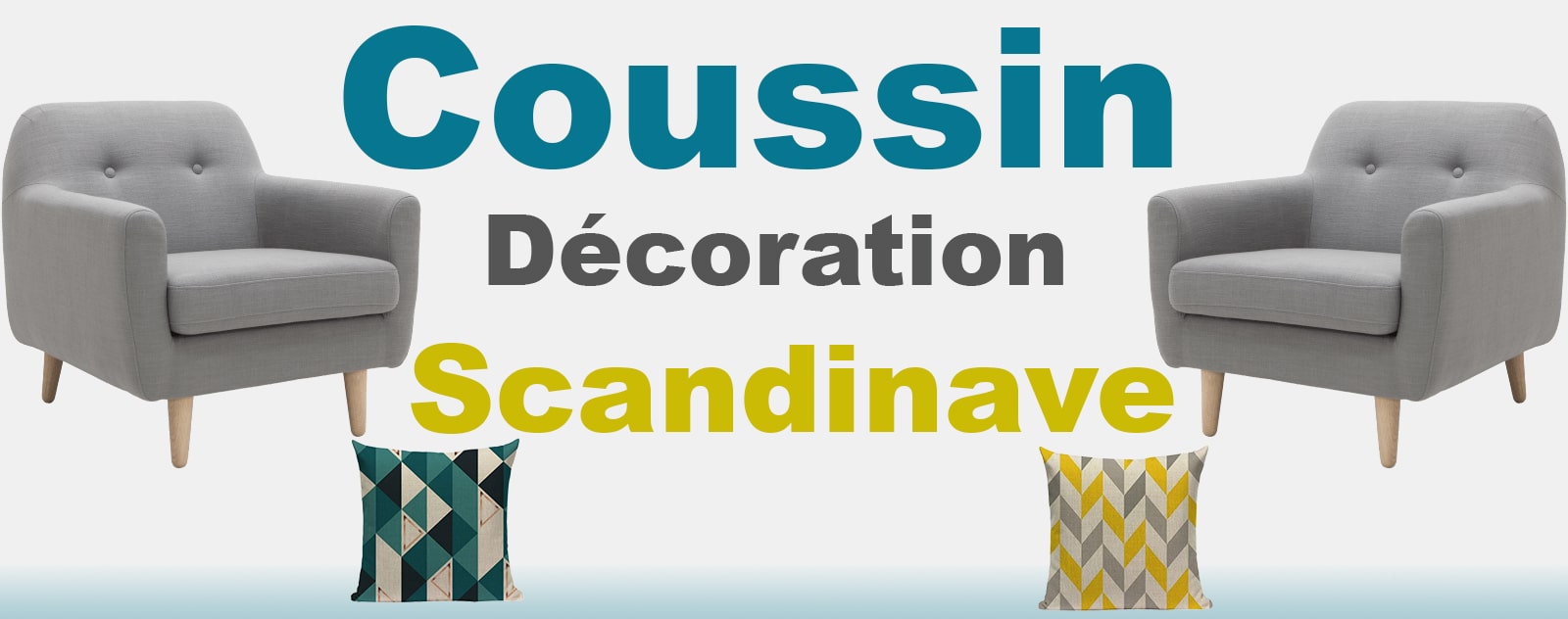 coussin déco scandinave