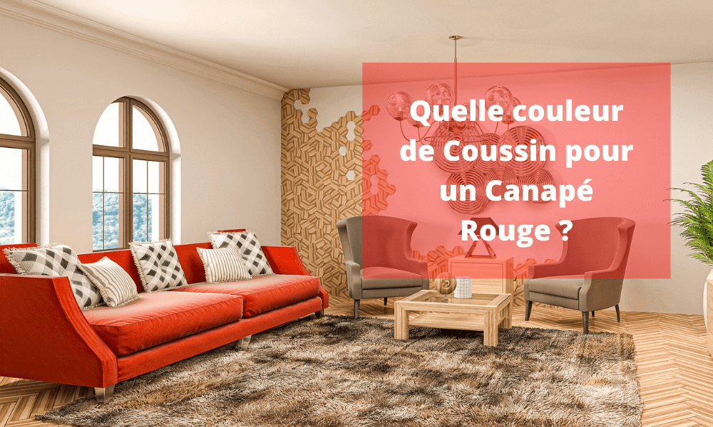 Quelle couleur de Coussin pour un Canapé Rouge ?