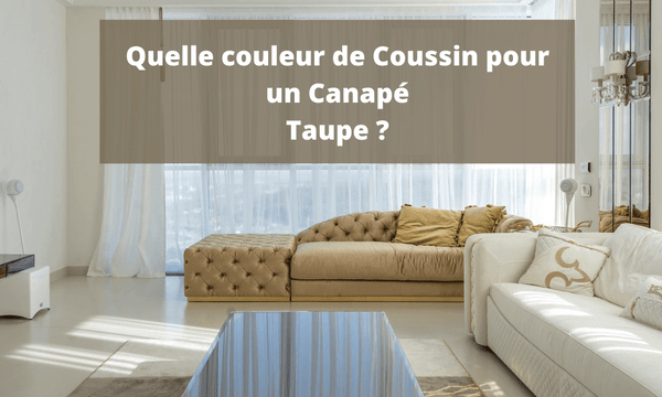Coussins pour canapé taupe - Magazine Maison du Coussin