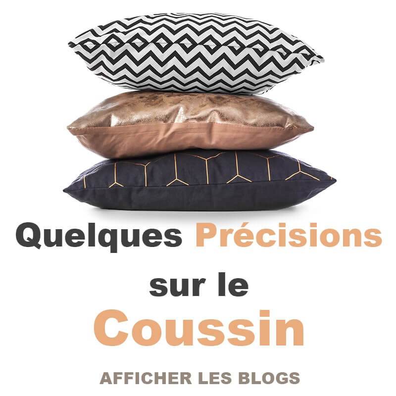 quelques précisions sur le coussin