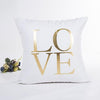 Coussin Blanc Love