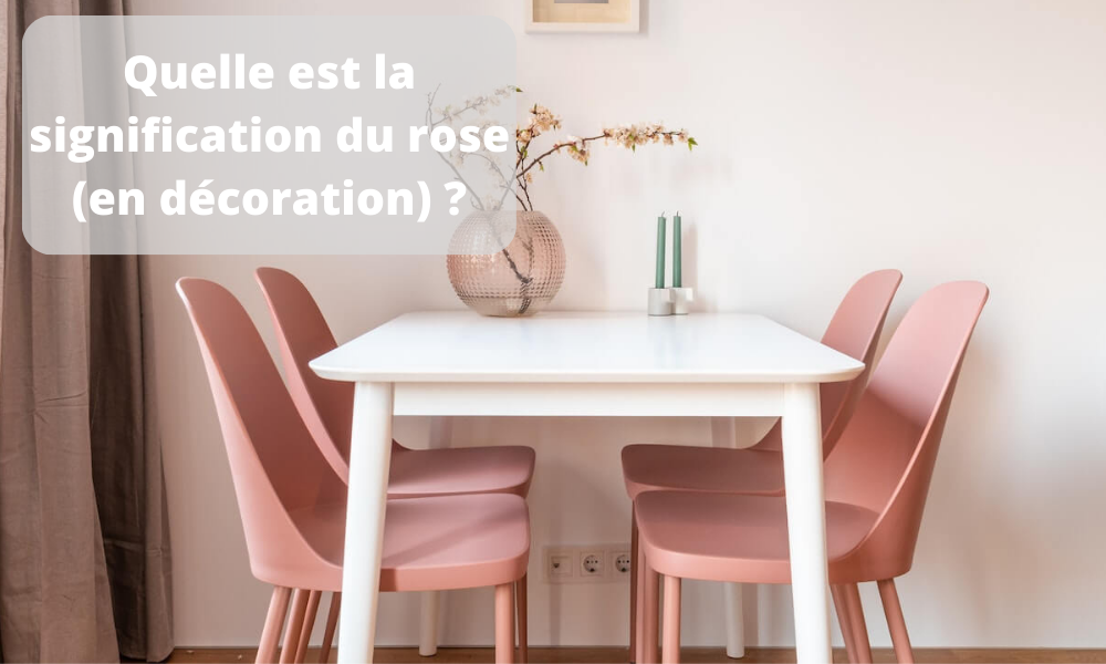 décoration rose