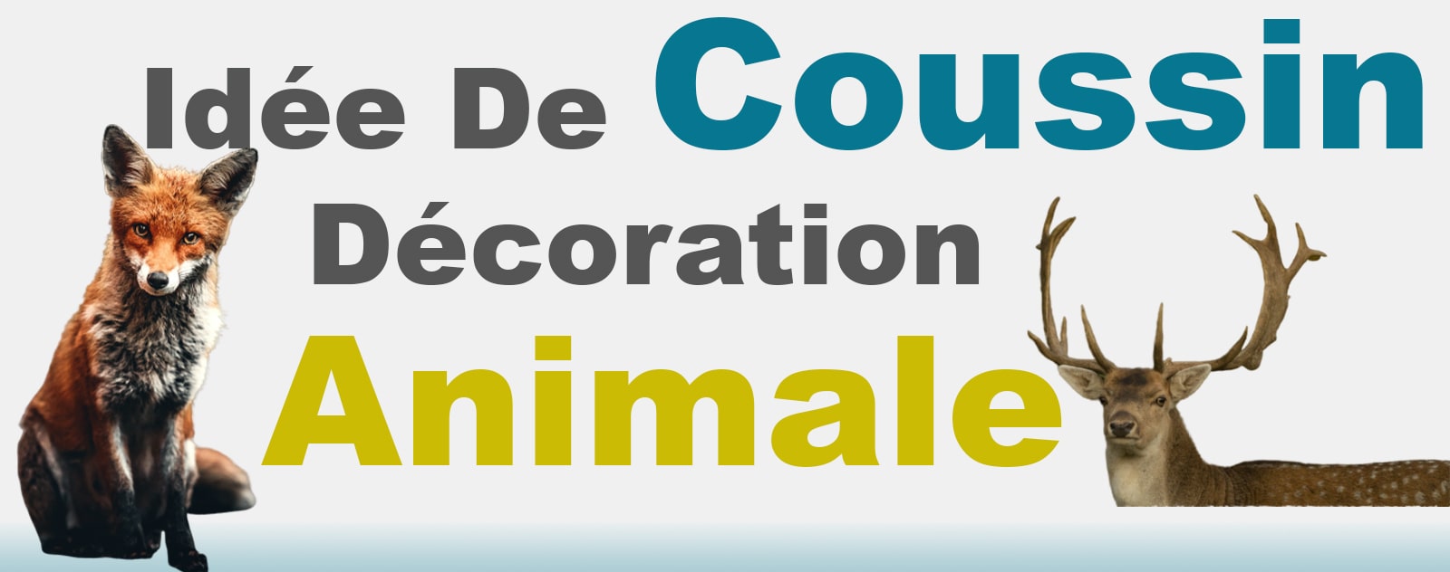 5 idées de coussin de décoration animale