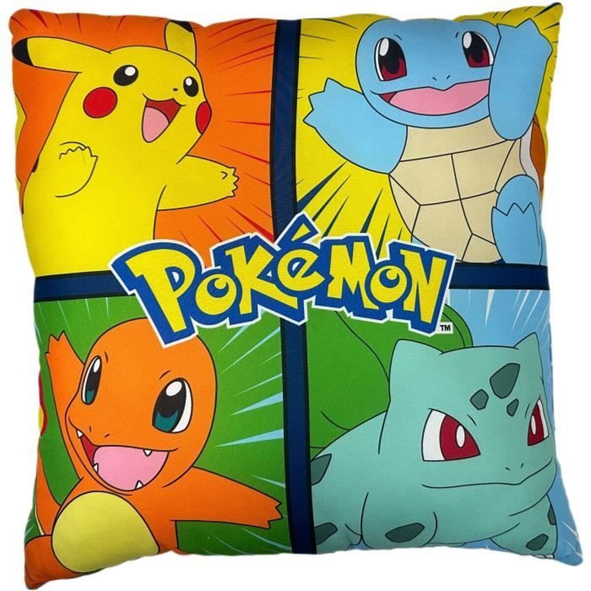Coussin Pokémon 41 x 3 x 39 cm Multicouleur Polyester Enfant