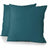 Taie d'oreiller HOME LINGE PASSION 63 x 63 cm Bleu 2 Pièces (2 Unités)