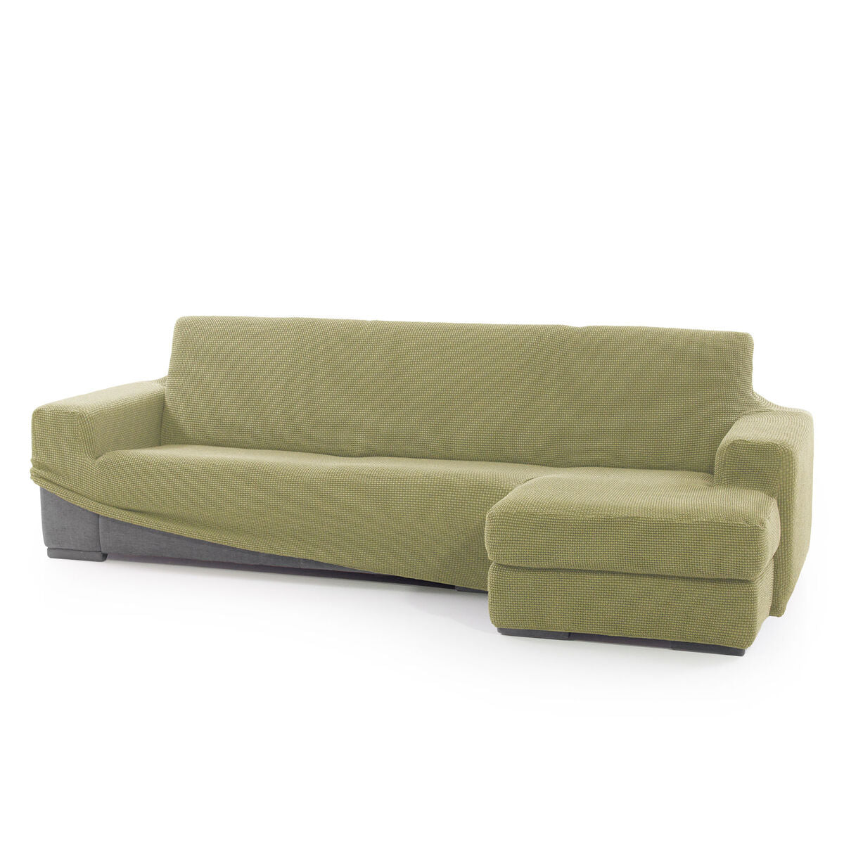 Housse pour chaise longue accoudoir court droit Sofaskins NIAGARA Pistache (Reconditionné B)