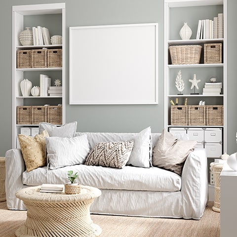 Coussin Blanc