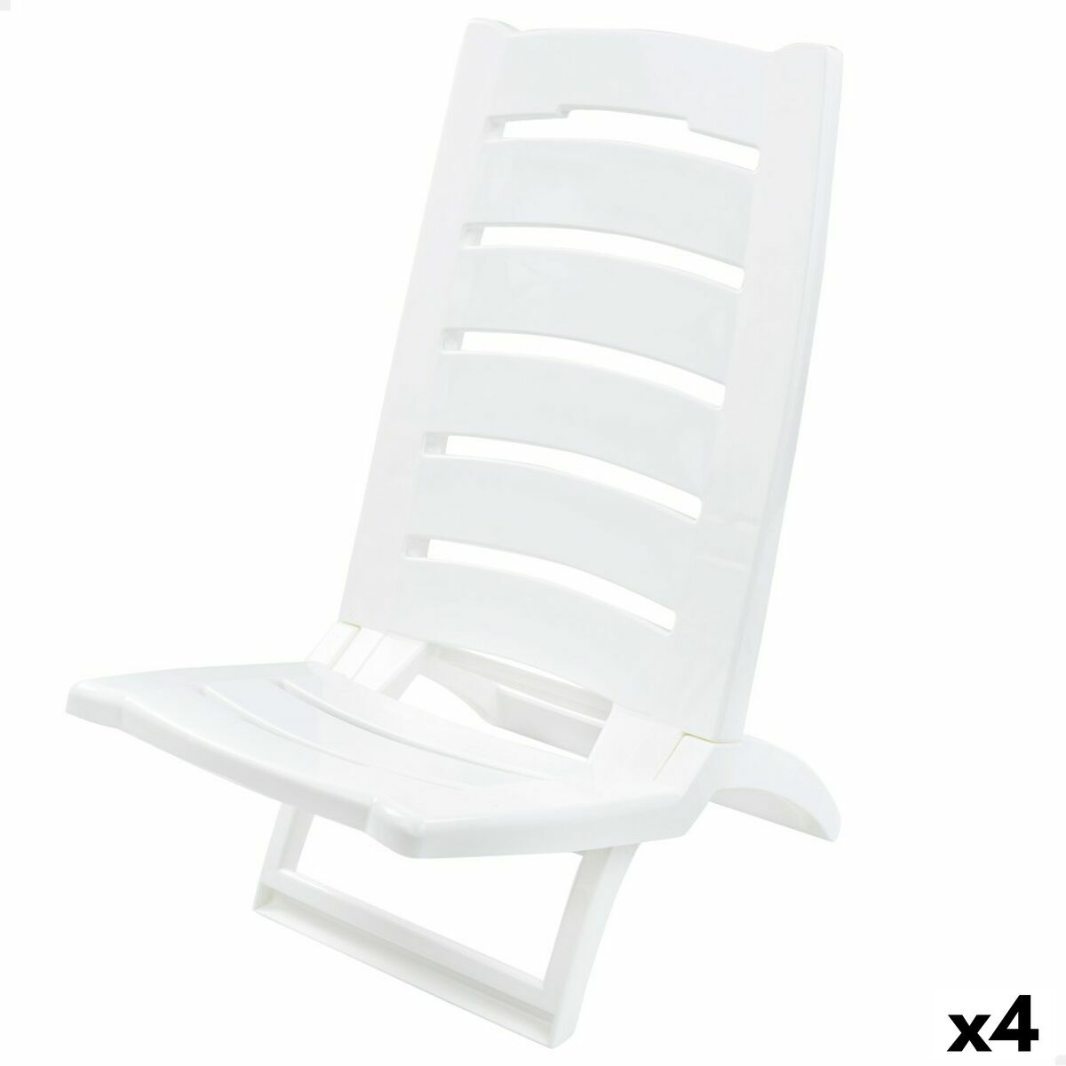 Chaise Pliante Aktive 38 x 65 x 36 cm (4 Unités)