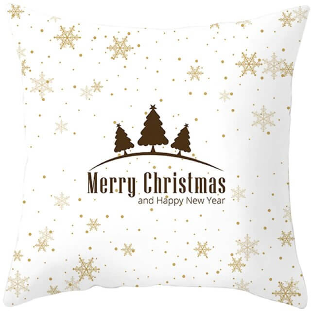 Coussin Flocon Doré