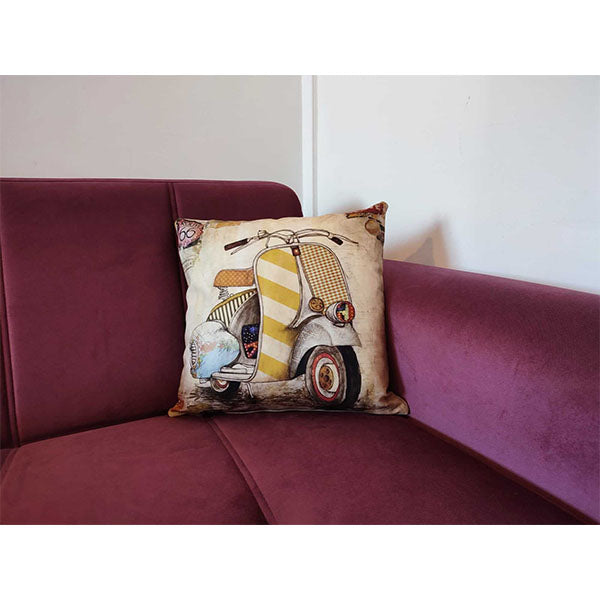 Coussin Scooter Vintage