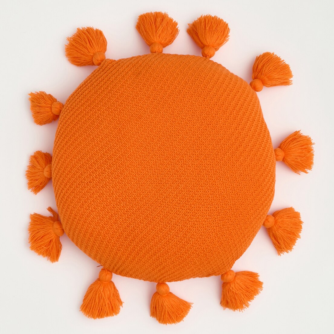 Coussin Rond Pompon