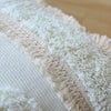 zoom sur le tissu du Coussin Marocain Blanc