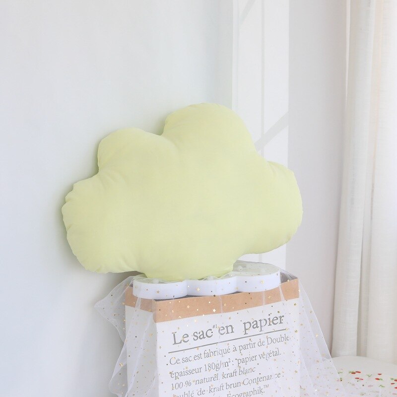 Coussin Nuage Vert