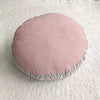 Coussin Rond Rose Clair