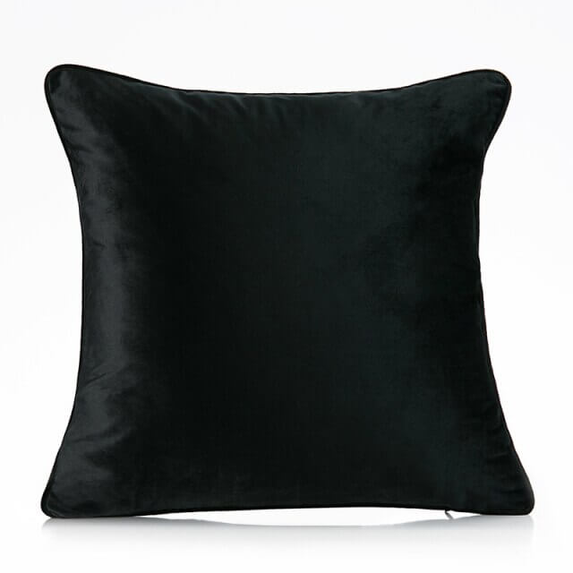 Coussin Velours Noir