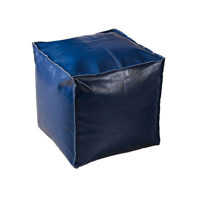 Pouf Carré Bleu