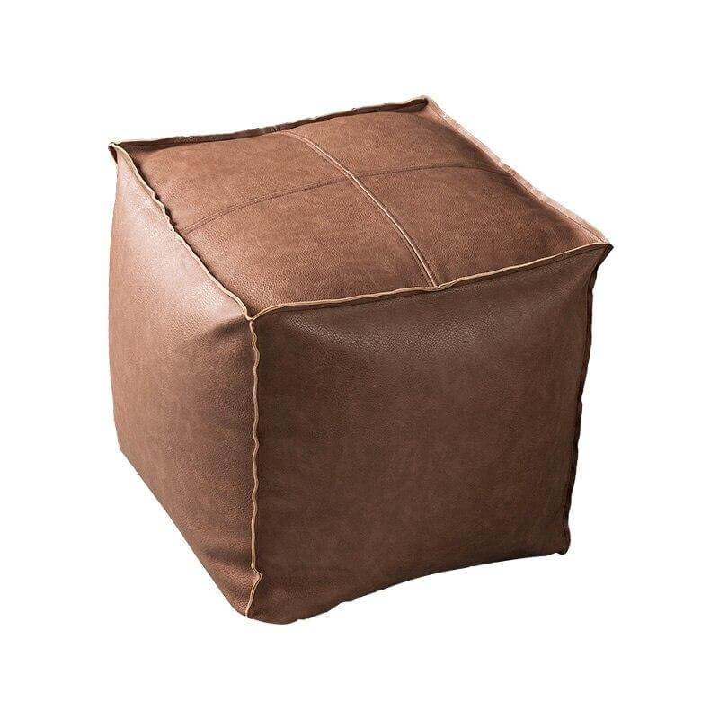 Pouf Carré Brun