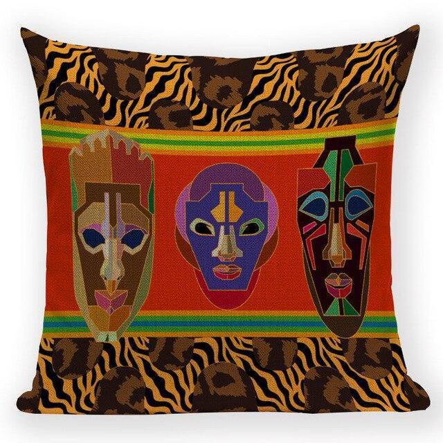 Coussin Africain En Wax