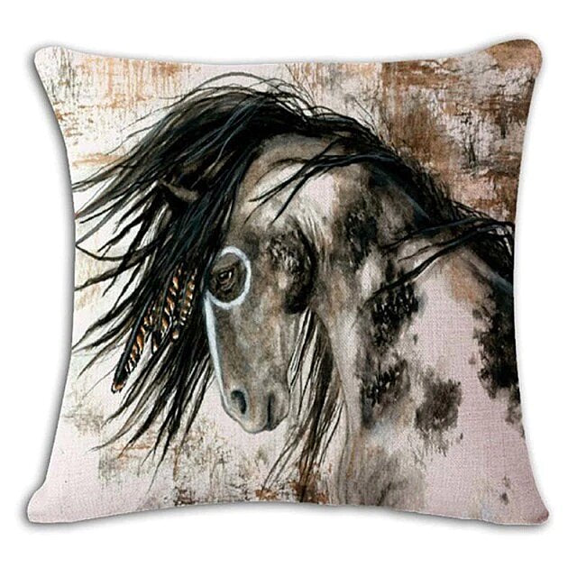 Coussin Avec Cheval