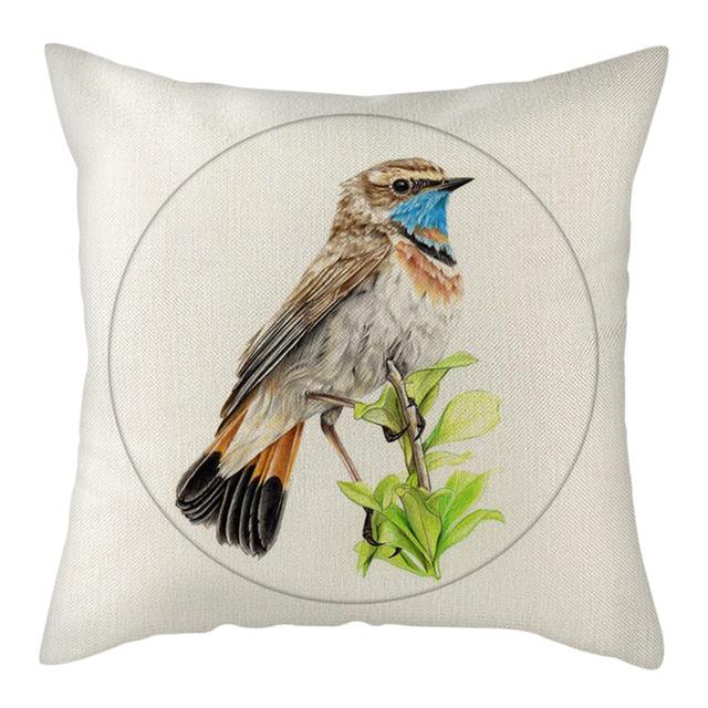 Coussin Avec Des Oiseaux