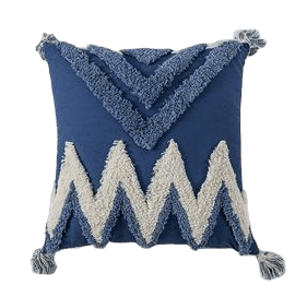 Coussin Berbère Bleu