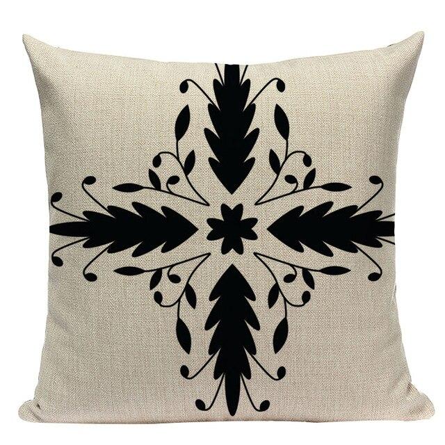 Coussin Boho Blanc