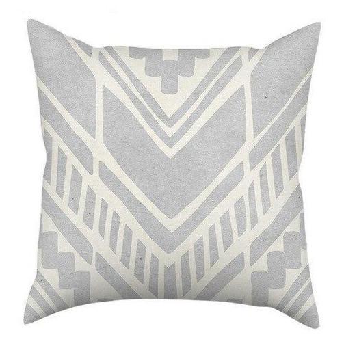 Coussin Canapé Blanc Et Gris