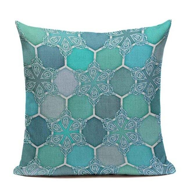 Coussin Canapé Bleu