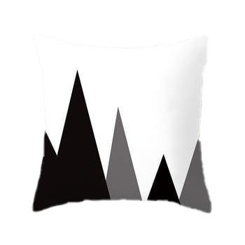 Coussin Canapé Noir Et Blanc