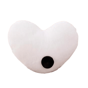 Coussin Coeur Blanc
