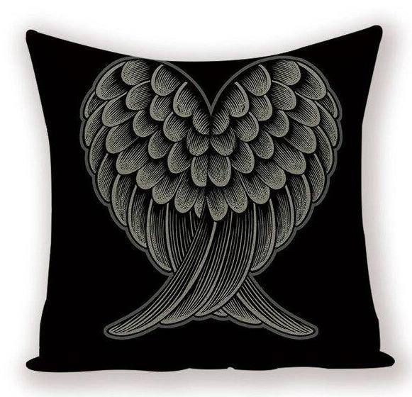 Coussin Coeur Noir