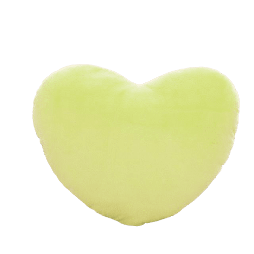 Coussin Coeur Vert