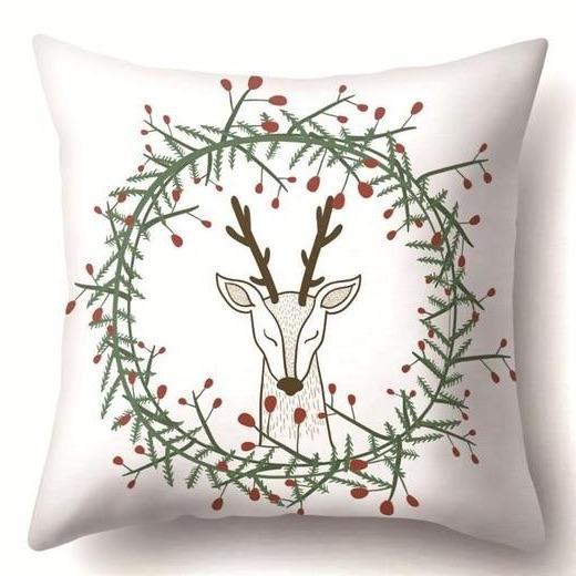 Coussin Couronne De Noël