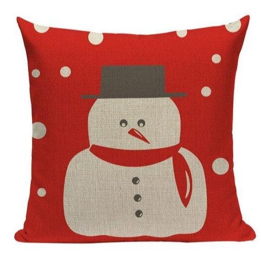 Coussin De Noël Enneigé