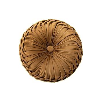 Coussin De Sol Rond Marron