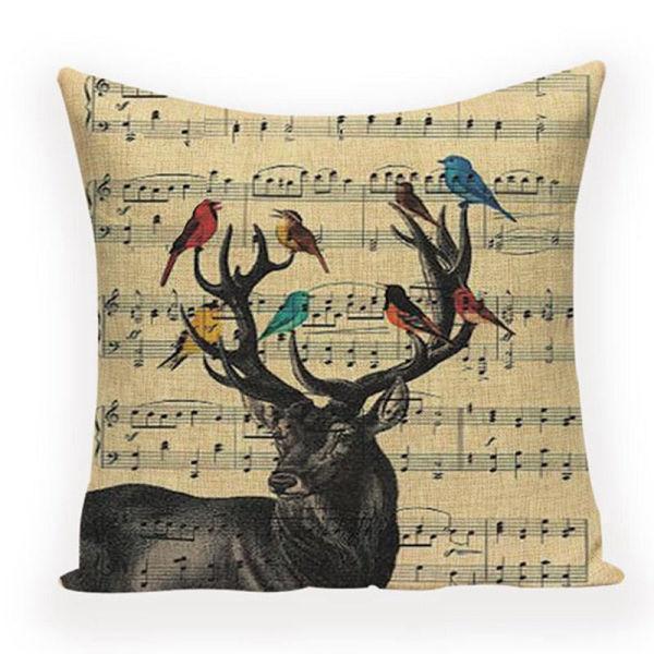 Coussin Déco Cerf