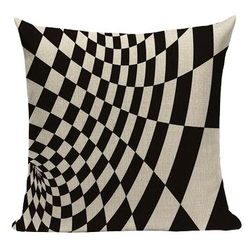 Coussin D co Salon Noir Et Blanc Coin Coussin