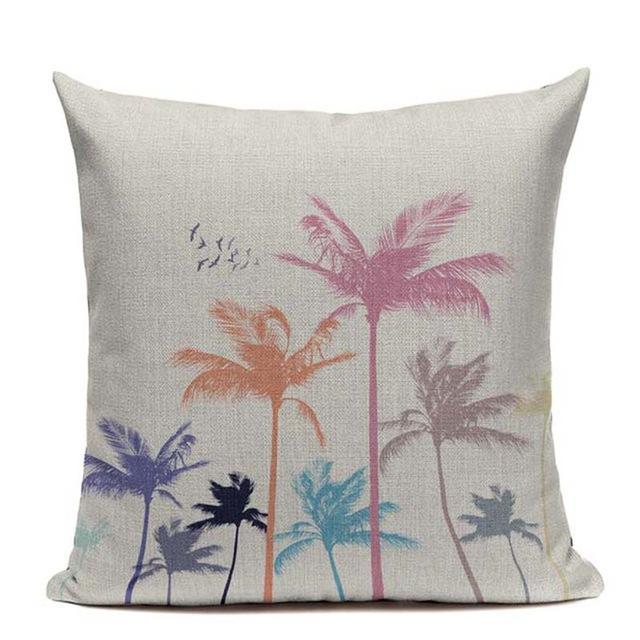 Coussin Déco Tropical