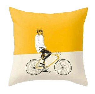 Coussin Décoratif Jaune Moutarde