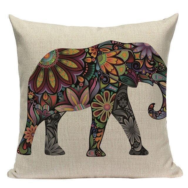 Coussin Décoration Éléphant