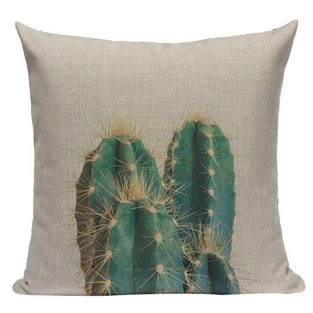 Coussin Dessin Cactus