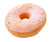 Coussin Donuts Rose