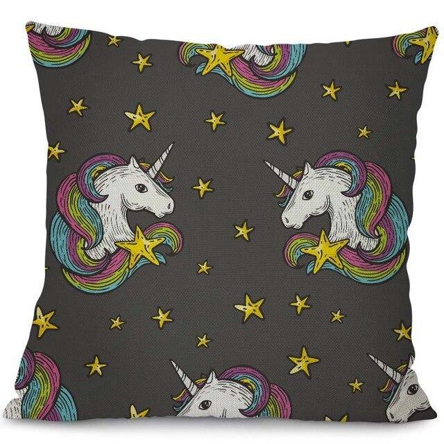 Coussin Doux Licorne