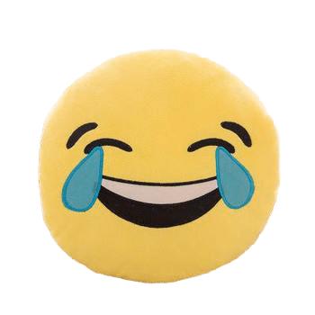 Coussin Emoji Larme