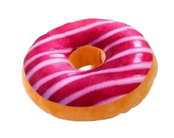 Plaid rond drôle - Donuts - Donuts / 100cm