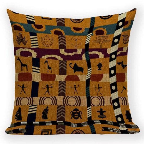 Coussin Ethnique housse avec coussin