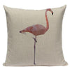 Coussin Flamant Rose Origami