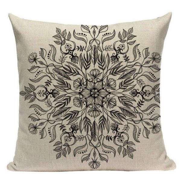 Coussin Fleur Bohème