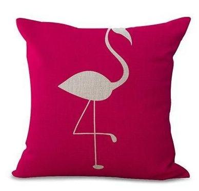 Coussin Forme Flamant Rose
