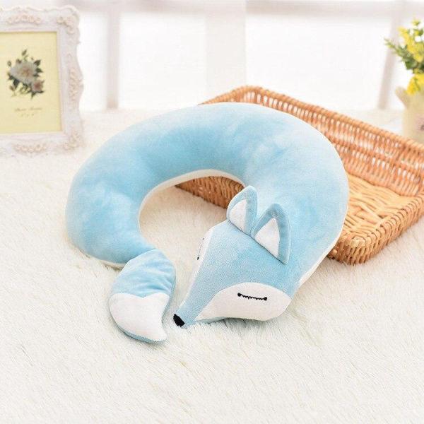 Coussin Enfant Forme Renard 30x25cm - Doux, Décoratif, Pour Chambre, Peluche Câline - 6
